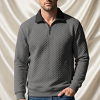 Sterling Diamond Quilt Stand Collar Top