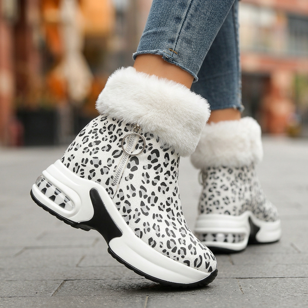 Élise Fur Lined Vegan Suede Boots