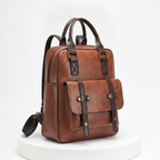 Nova Vintage Vegan Leather Laptop Backpack