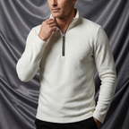 Sterling Mock Neck Microfleece Pullover
