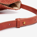 Élise Woven Vegan Leather Bucket Bag