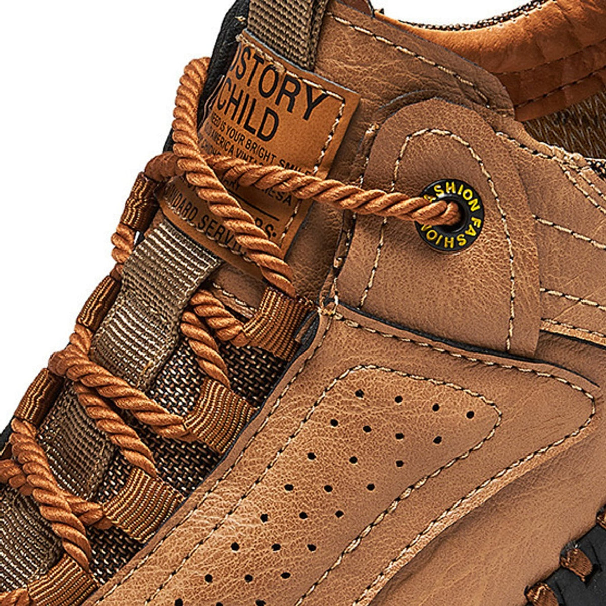 Stryde Vintage Stitched Supple Leather Sneaker
