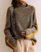 Luciel Thick Knit Mélange Turtleneck
