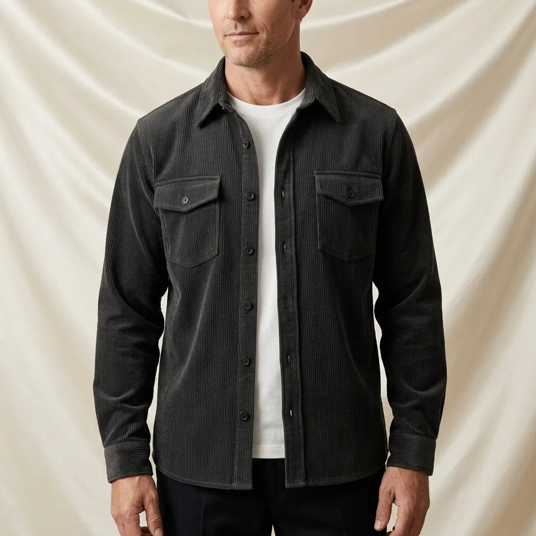 Clifford Soft Ribbed Corduroy Overshirt