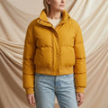 Penelope Cozy Insulated Cropped Winter Puffer