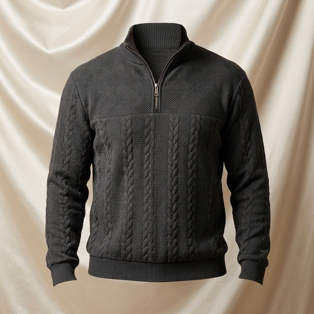 Blake Holloway Jacquard Knit Quarter-Zip