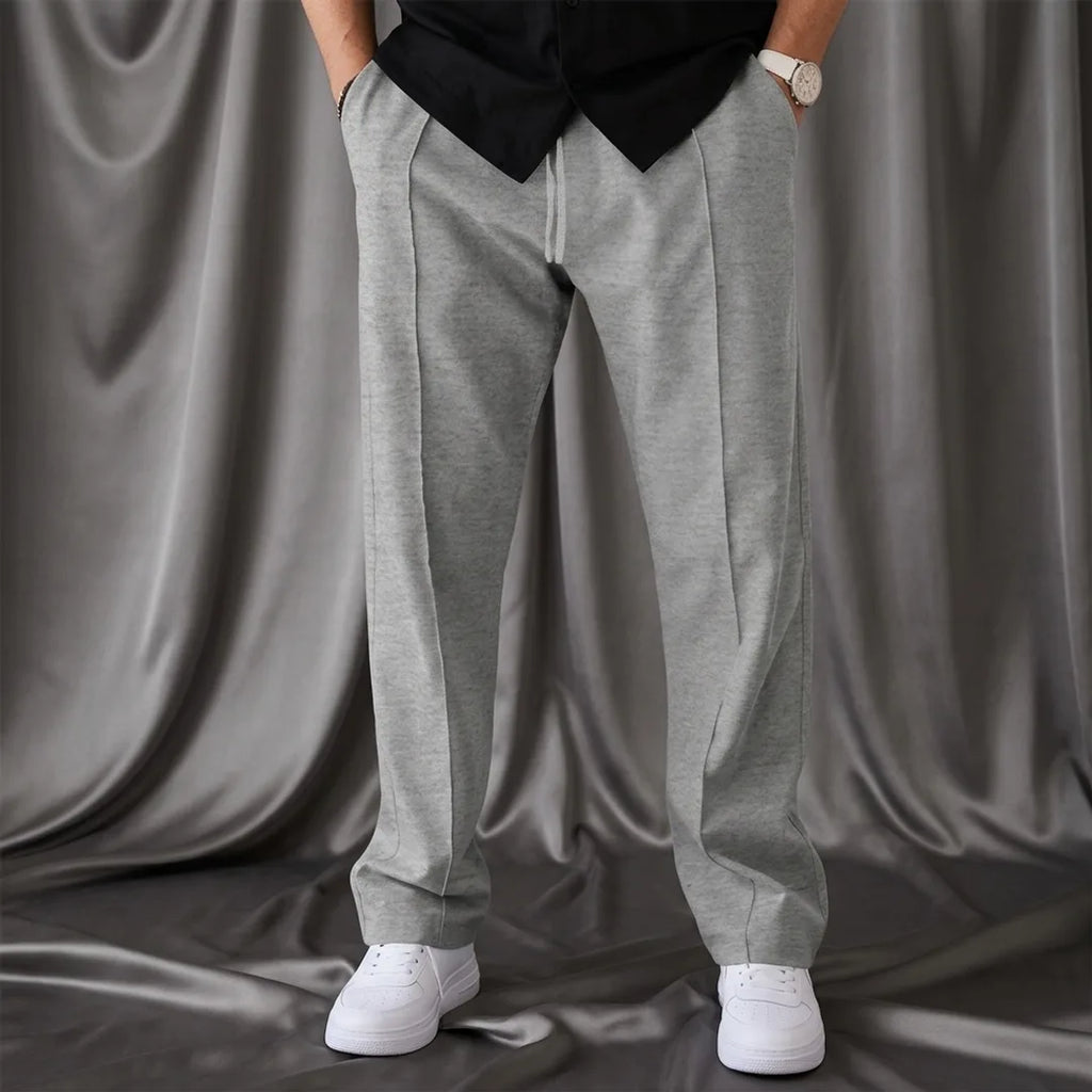 Clifford Relaxed Straight-Leg Formal Joggers
