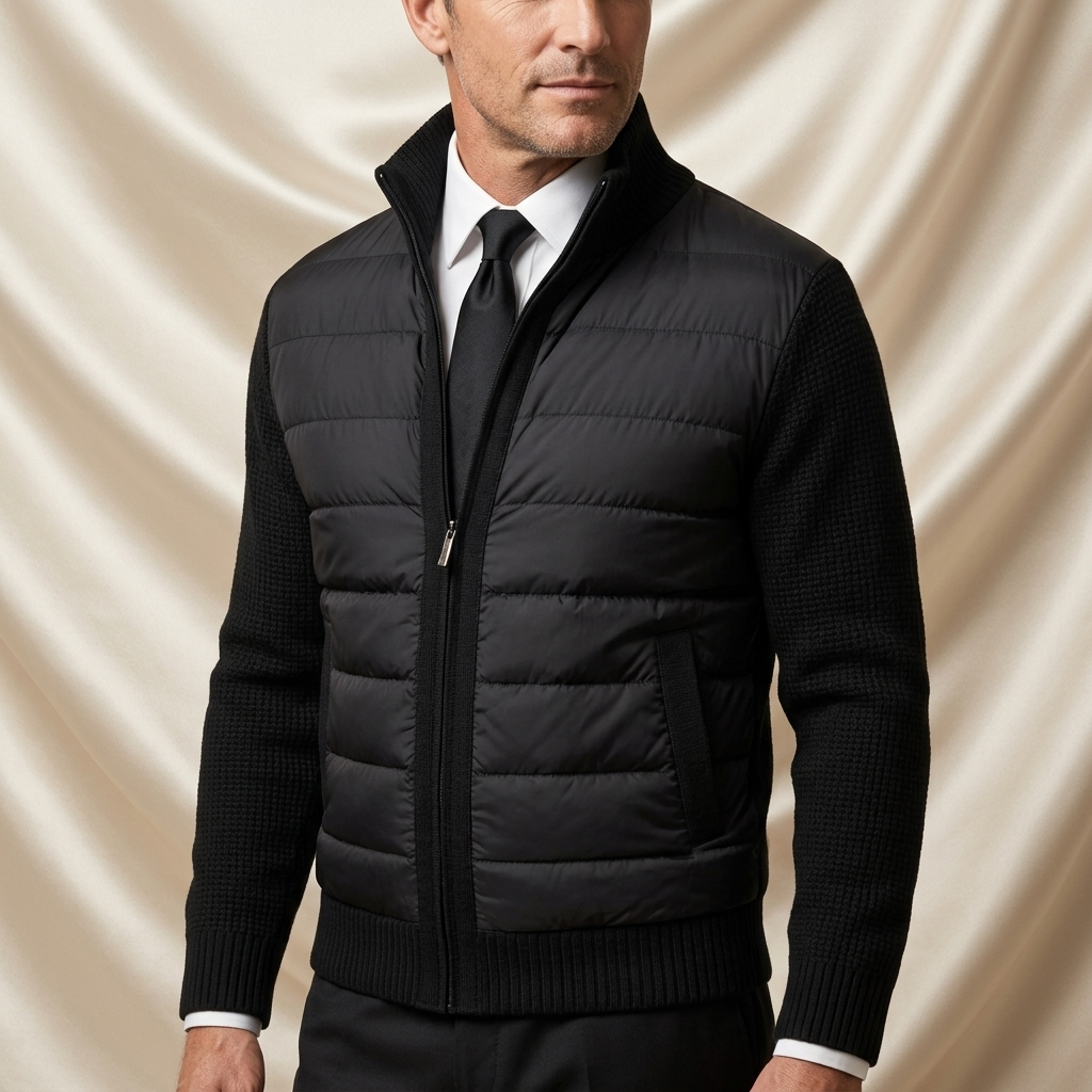 Blake Holloway Quilted Cardigan Puffer Jacket