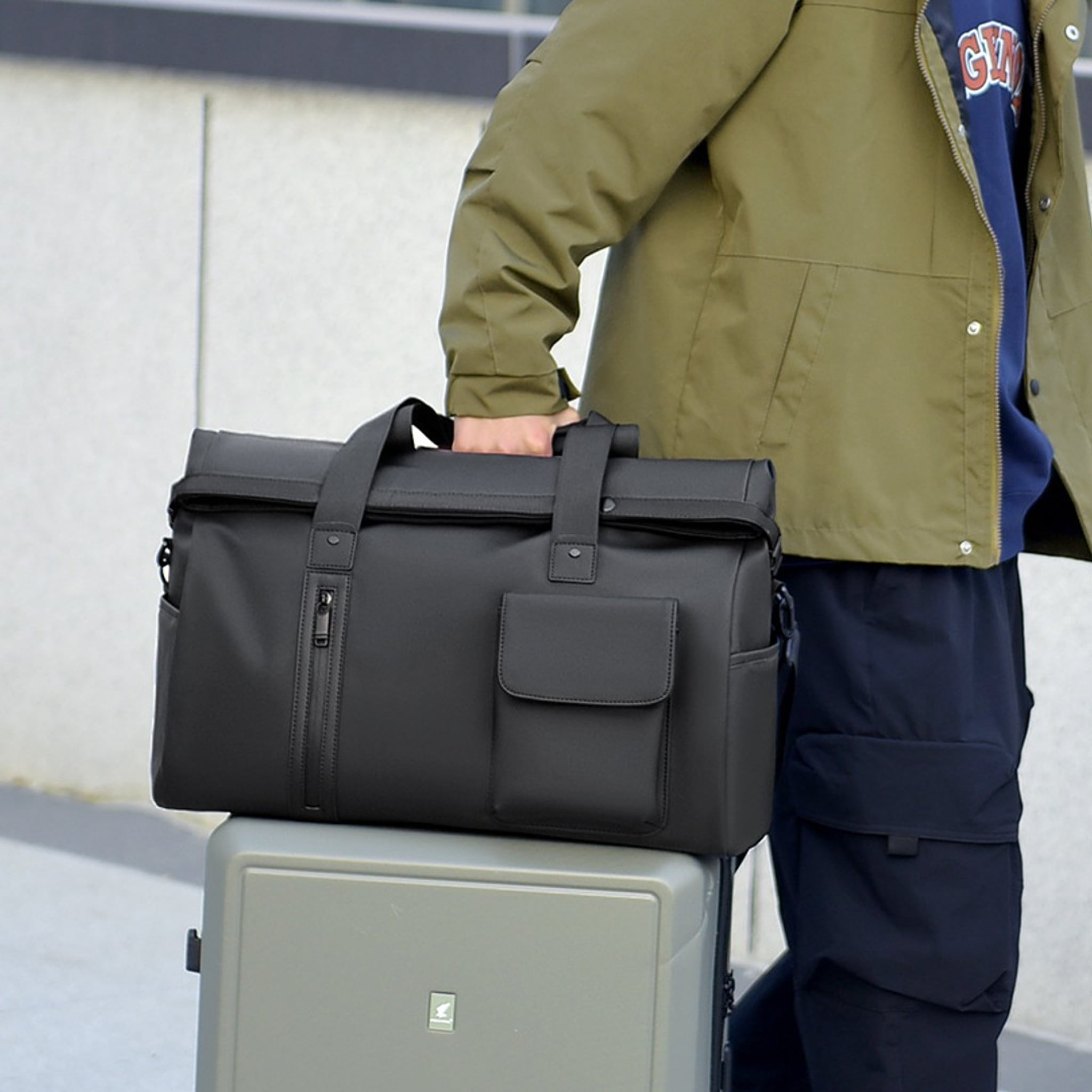 Minimalistic Urban Travel Cargo Duffle Bag