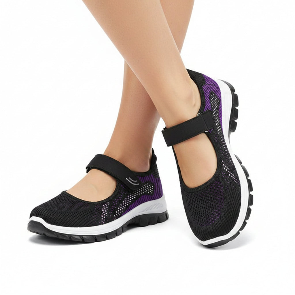 Élise Easy-Wear Velcro Orthopedic Walking Sneakers
