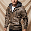 Stryde Vintage Aviator Layered Hoodie Jacket