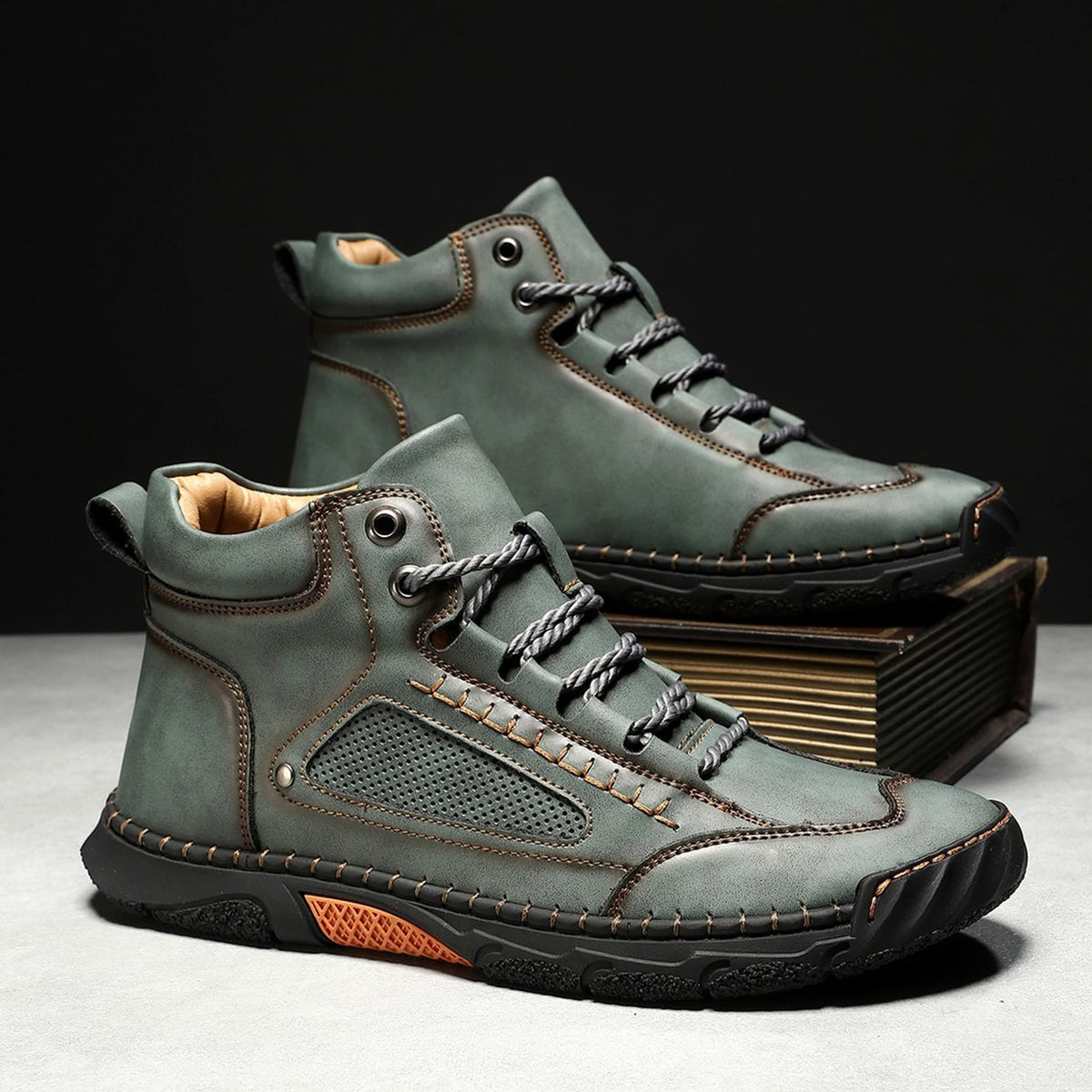 Brandon Legacy Stitched High-Top Boot