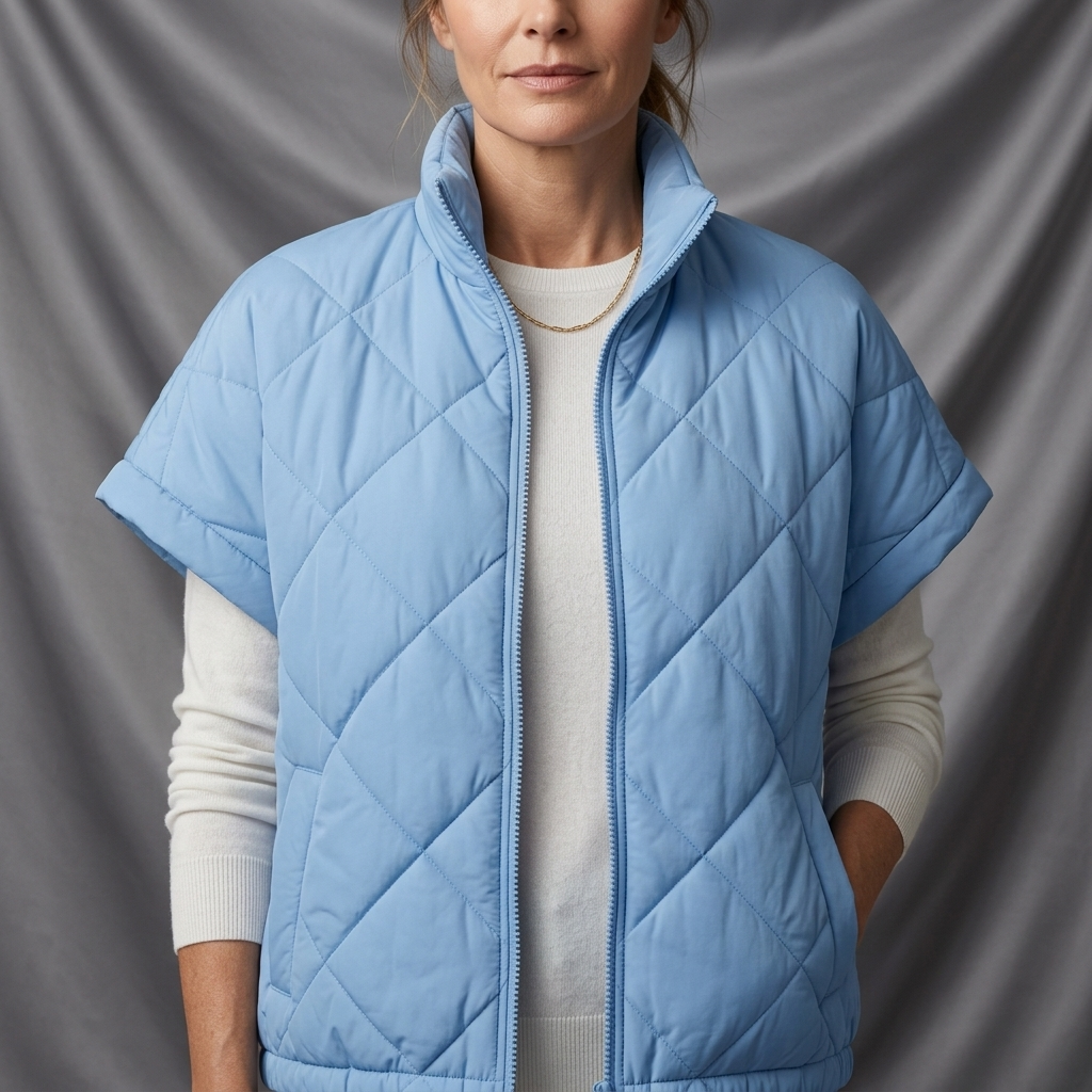 Léa Diamond Quilted Puffer Jacket