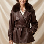 Avéra Fleece Lined Double-Breasted Jacket