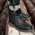 Everest Fleece-Lined Vintage Leather Boot