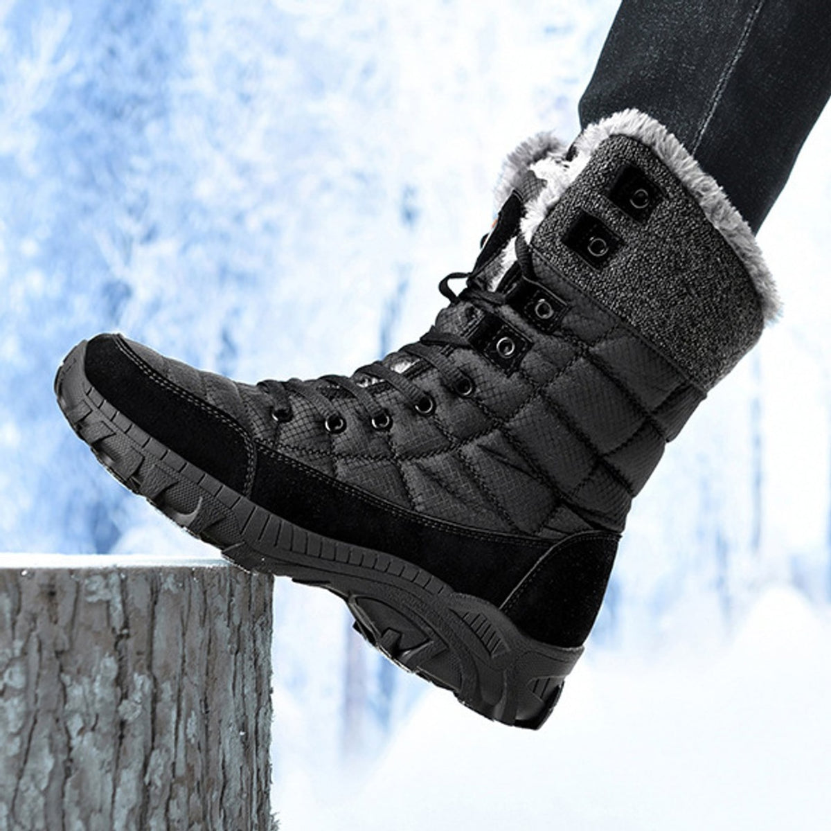Ridge Glacier Mid-Calf Quilted Snow Boot
