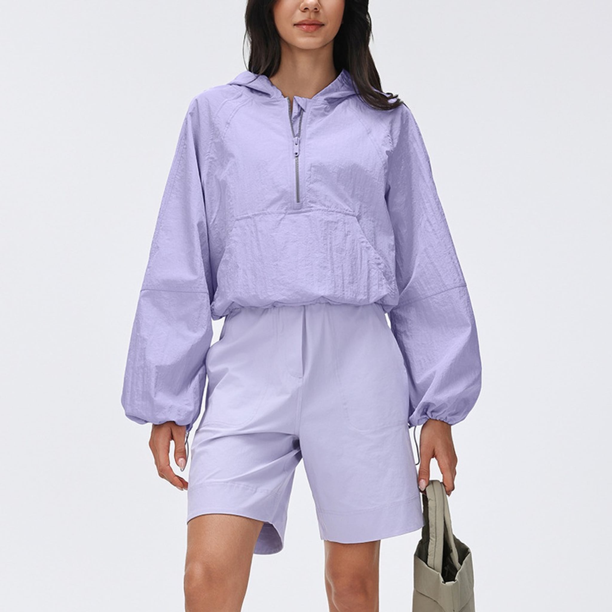 Axel Active Water-Resistant Lightweight Hooded Windbreaker Top