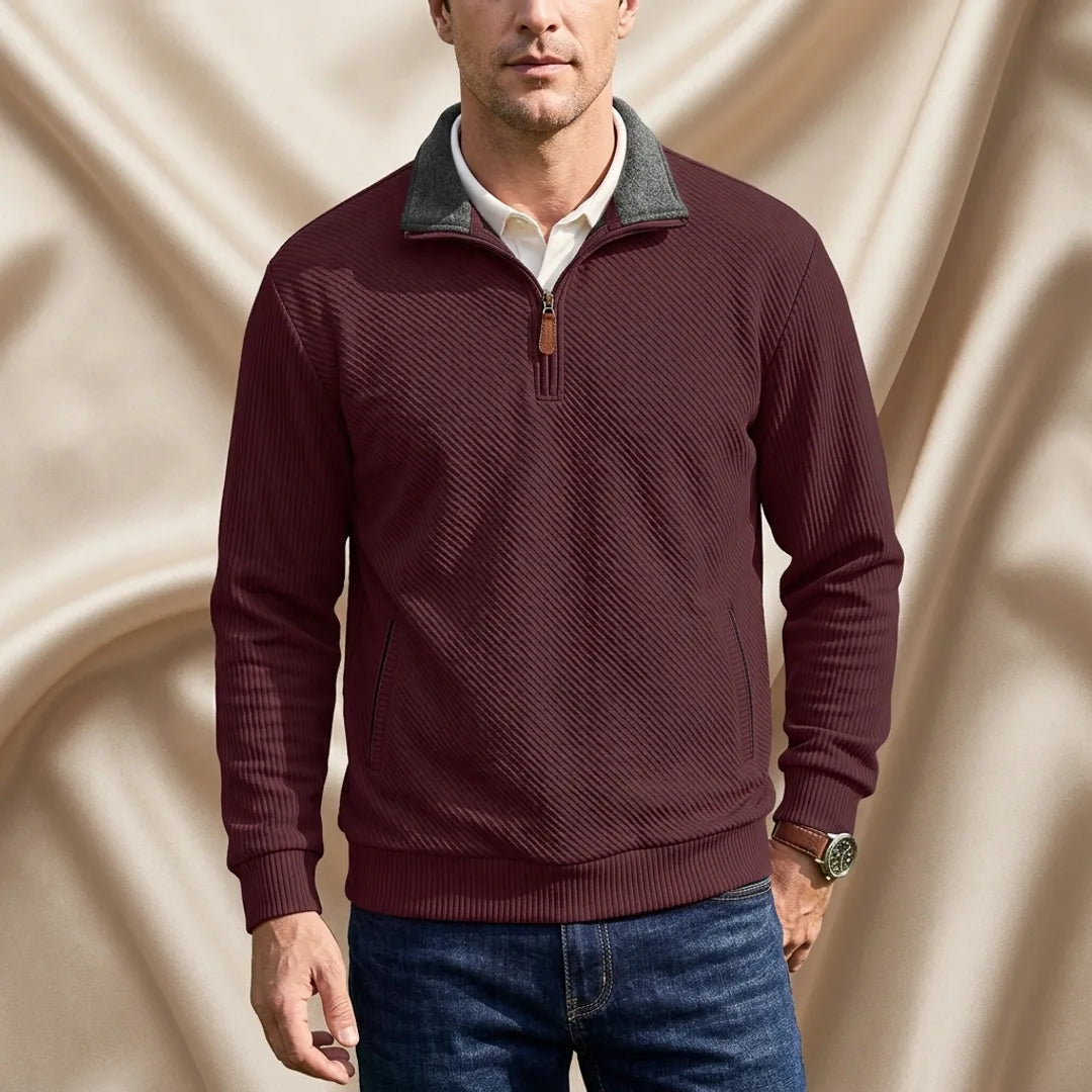 Blake Holloway Classy Alpine Lapel Pullover