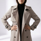 Léa Classic Mid-Length Trenchcoat for Women
