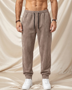 Stryde Suede-Look Performance Gym Joggers