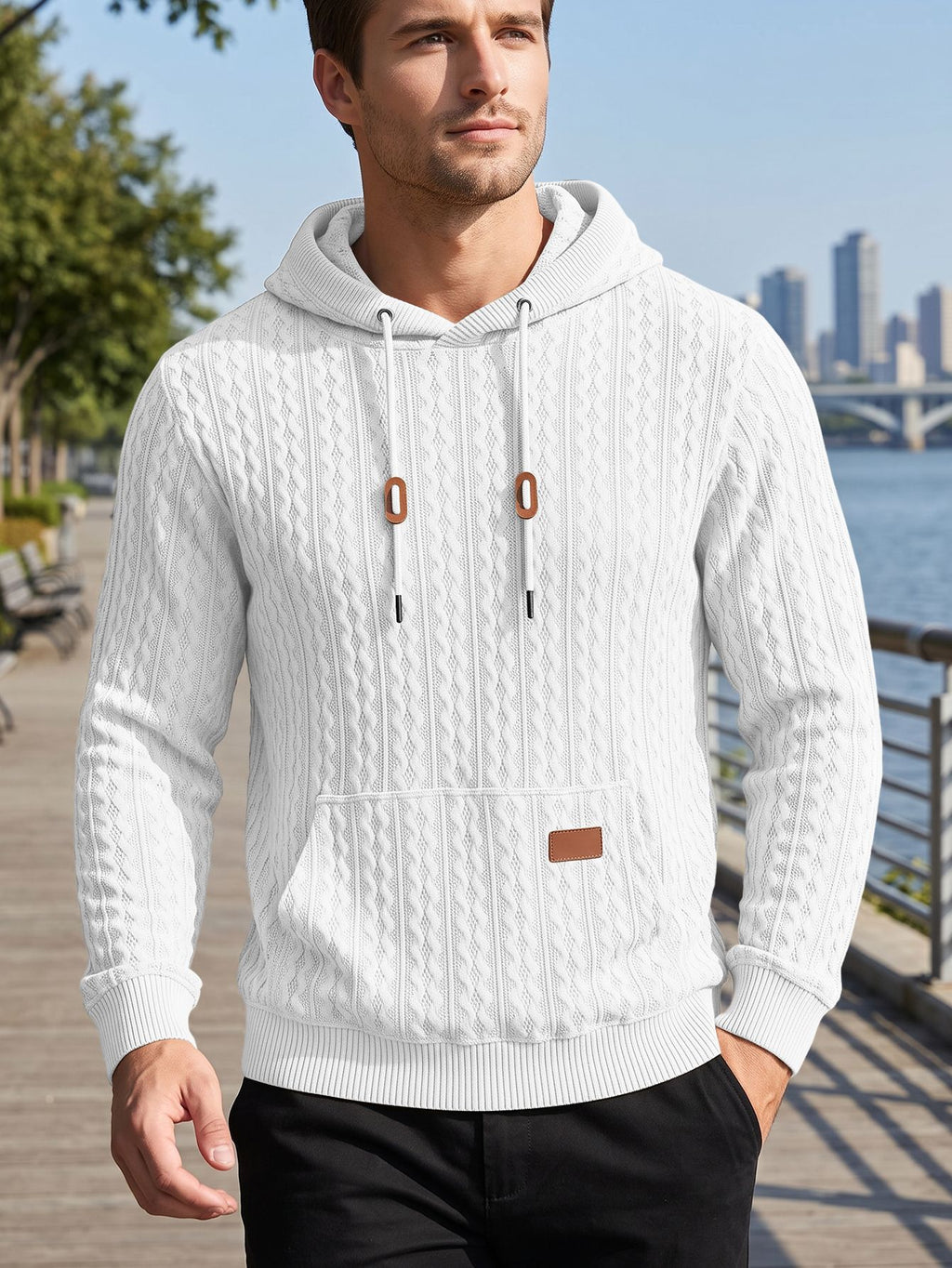 Clifford Urban Twist Knit Hoodie