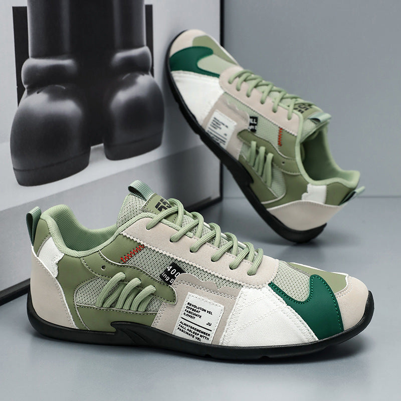 Jonathan Vintage Patchwork Low-Top Trainer