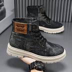 Jonathan NYC Denim Rugged Cargo Boots