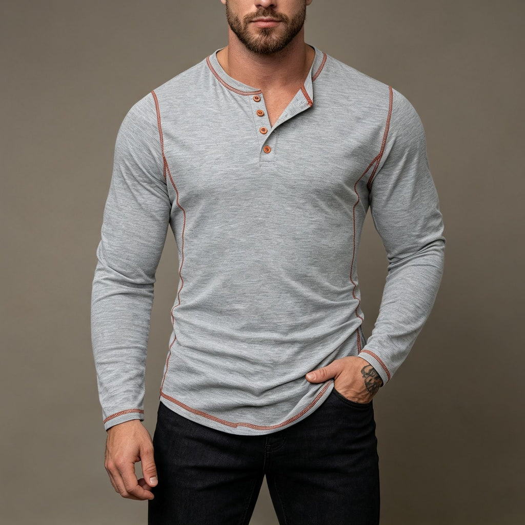 Daniel Brooks Vintage Henley Shirt