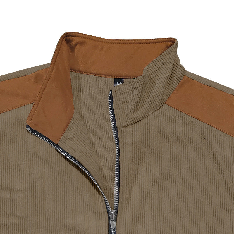 Blake Holloway Ribbed Knit Zip-Up Jacket