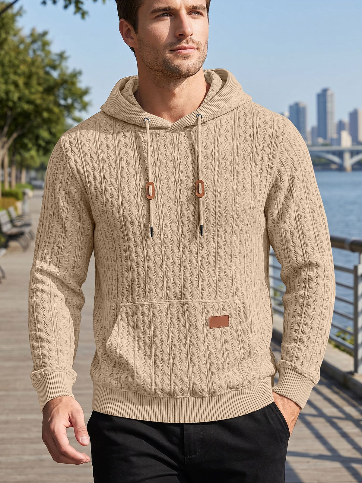 Clifford Urban Twist Knit Hoodie