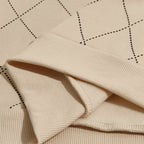 Blake Holloway Diamond Knit Mock Neck Pullover