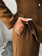 Léa One-Button Business Casual Women's Jacket & Pant Set