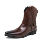 Sterling Pointed-Toe High Top Western Boots