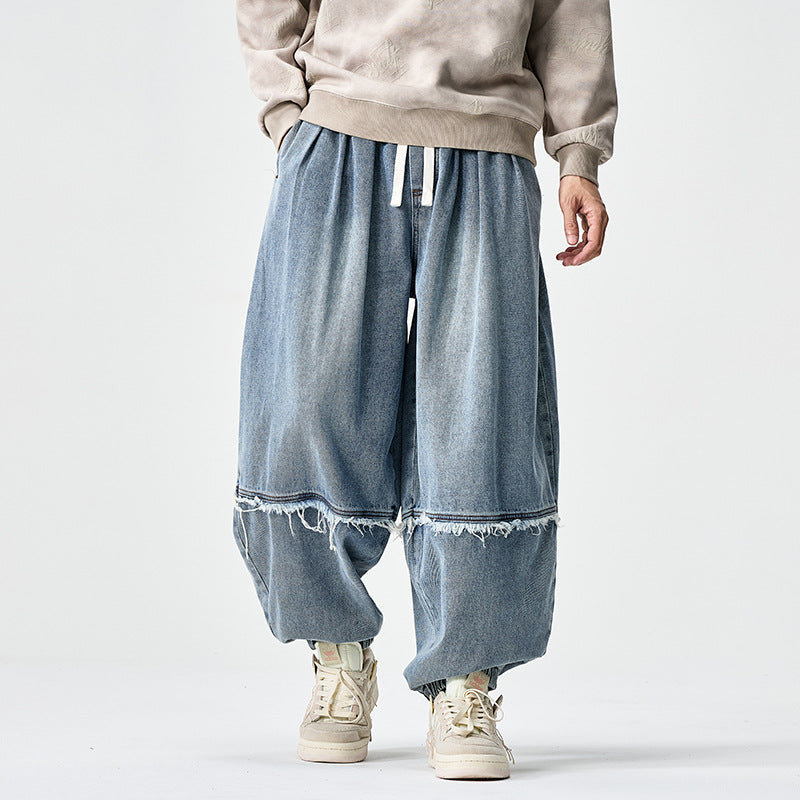 Urban Theory Vintage Japanese Baggy Washed Denim Jeans