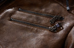 Stryde Vintage Aviator Layered Hoodie Jacket