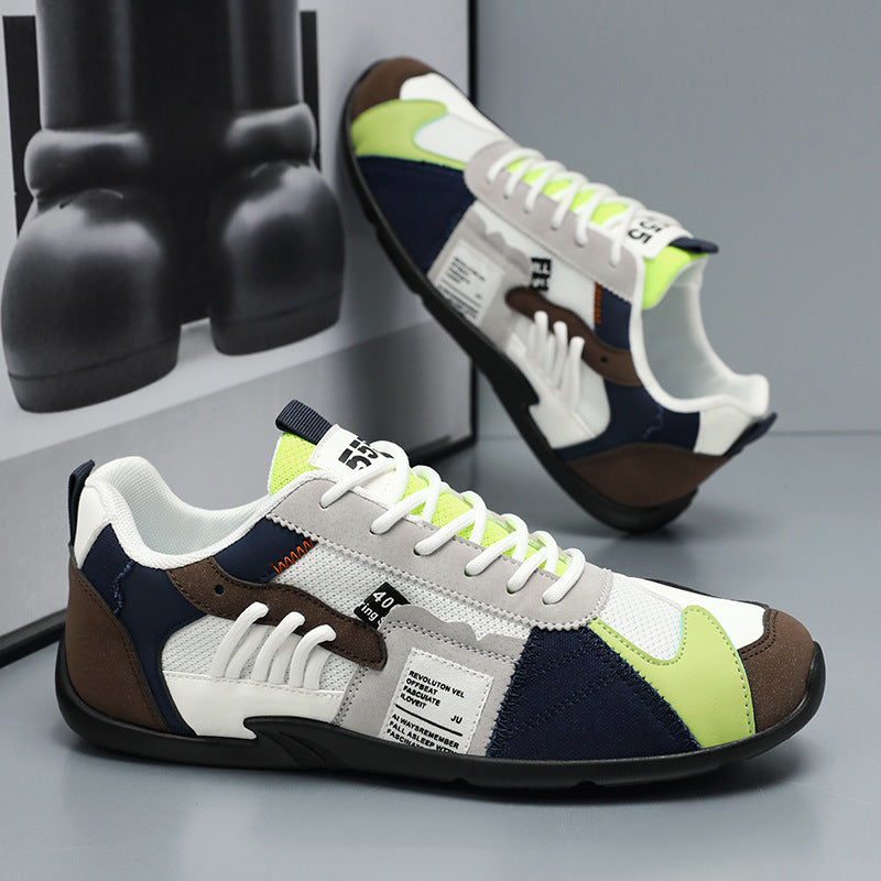 Jonathan Vintage Patchwork Low-Top Trainer