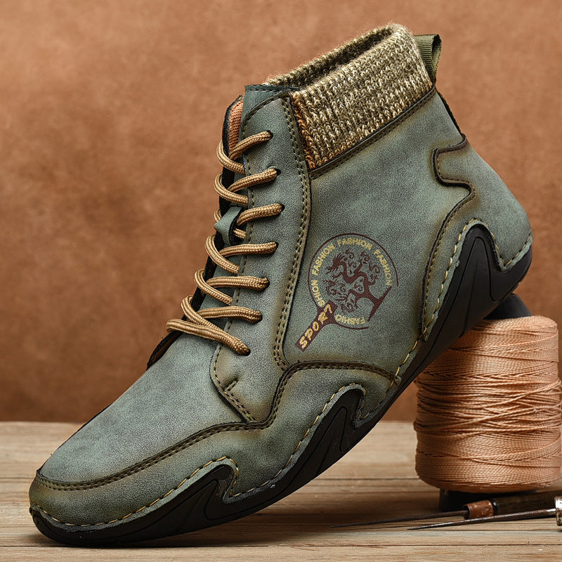 Ruger Vintage Knit Cuff High-Top Work Boot