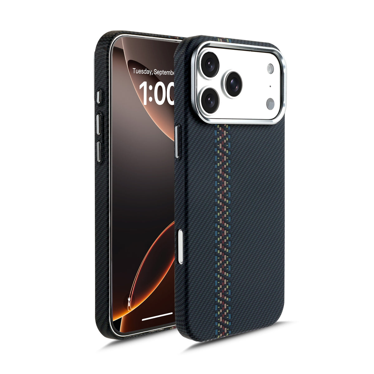 Hendrix Classic Carbon Grip iPhone 18 Pro/ProMax Case