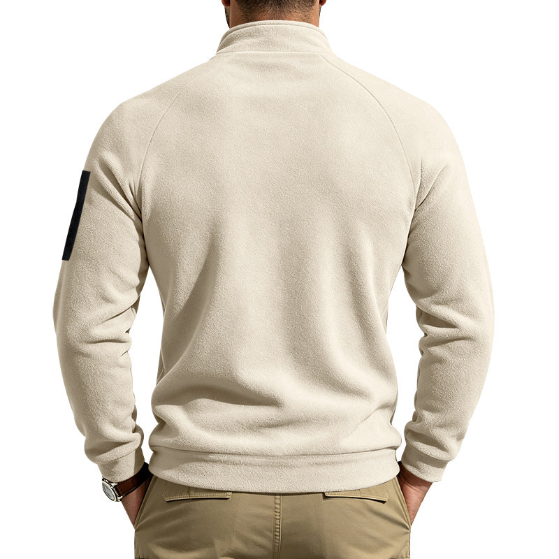 Blake Holloway Dual-Zip Stand Collar Pullover
