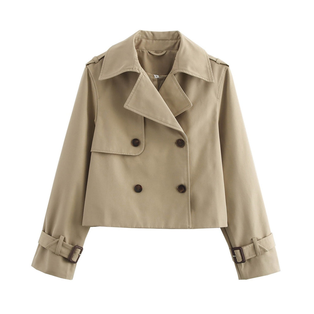 Léa Lightweight Crop Trench Coat