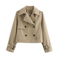 Léa Lightweight Crop Trench Coat