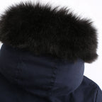 Léa Faux Fur Hooded Cinched Waist Parka