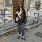 Léa Fall Fur-Lined Chic Jacket