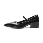Élise French Pointed Toe Mary Jane Heels