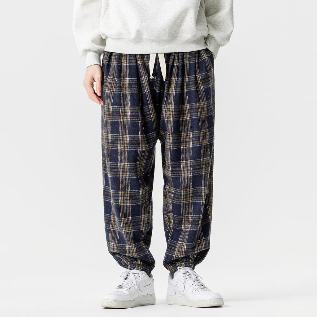 Urban Theory Plaid Baggy Jogger Pants