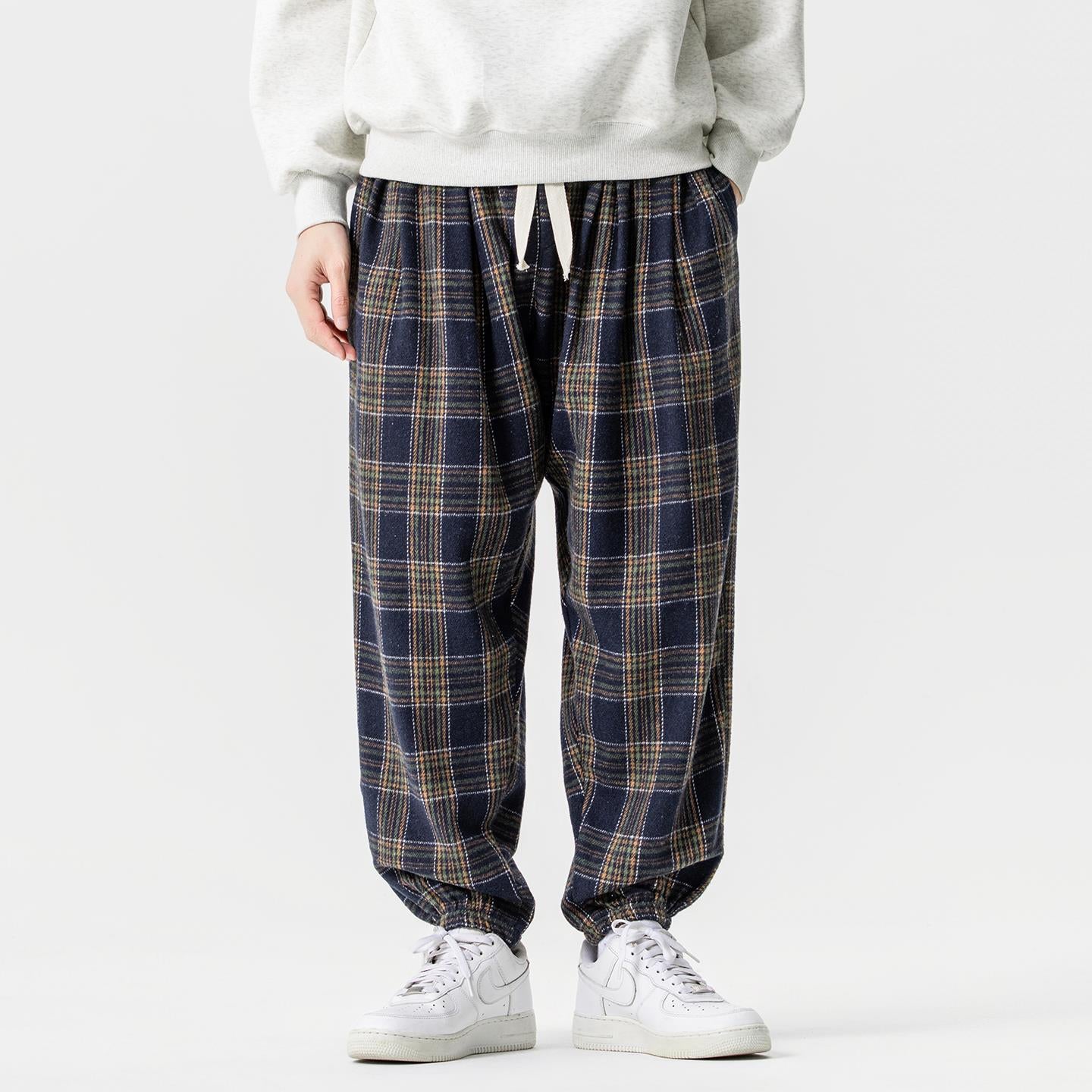 Urban Theory Plaid Baggy Jogger Pants