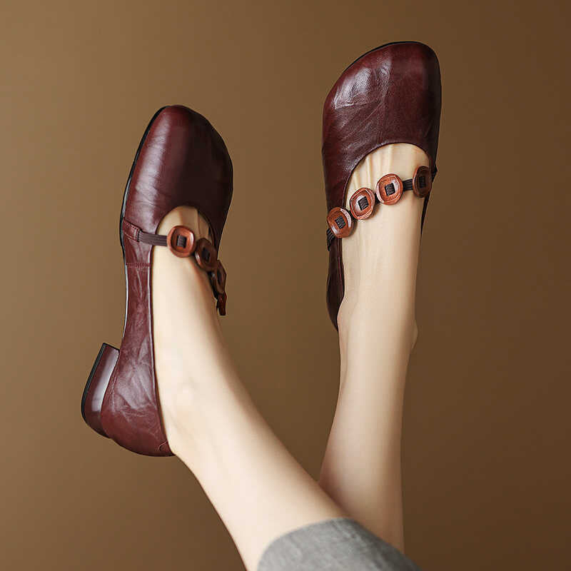 Élise Frenchie Vintage Mary Jane Flats