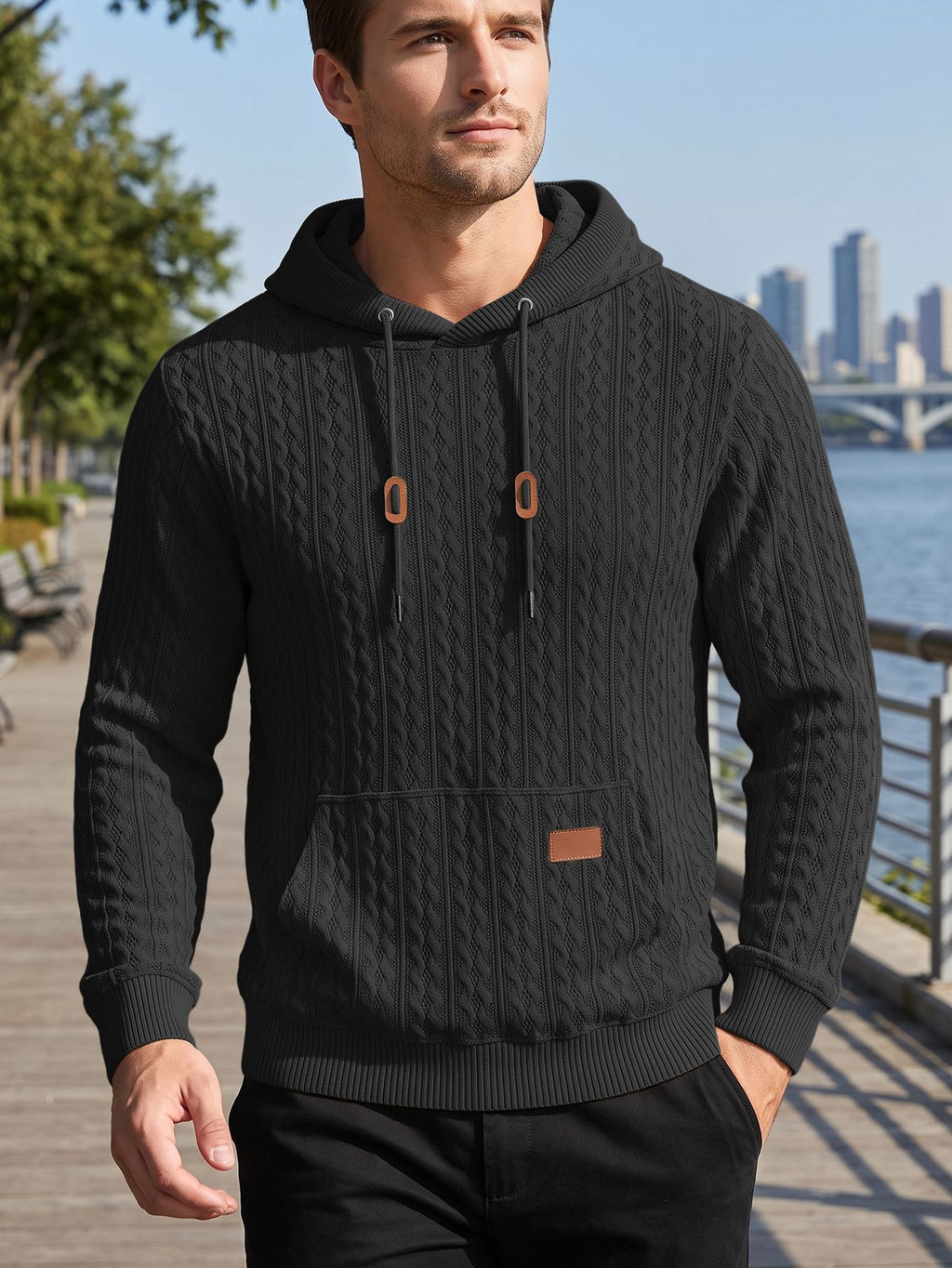 Clifford Urban Twist Knit Hoodie