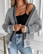 Léa Open Knit Japanese Weave Cardigan