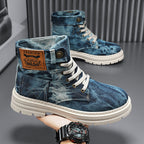 Jonathan NYC Denim Rugged Cargo Boots